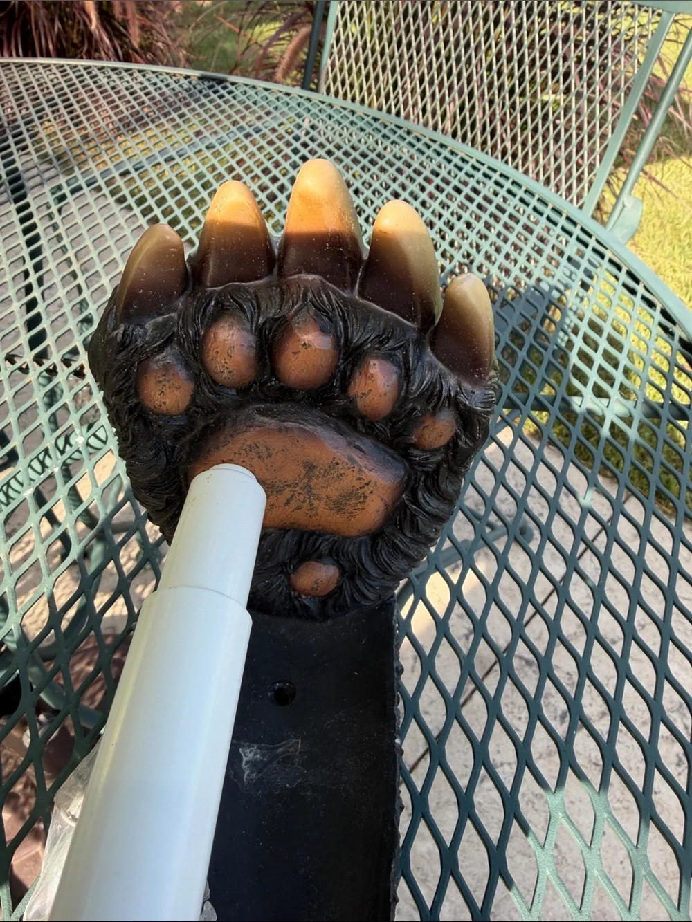 Hobby Lobby Black and Brown Bear Paw Toilet Paper Holder